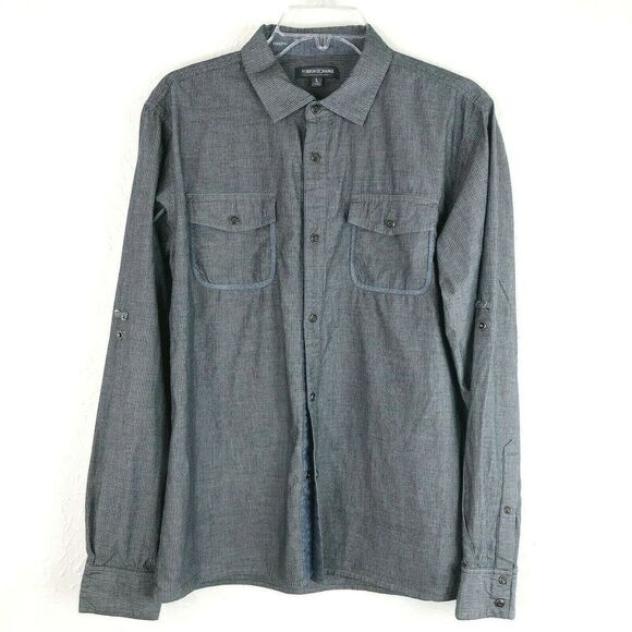 Men's FOREIGN EXCHANGE L/S Shirt Size L Hipster - Picture 3 of 5